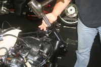 tool used to remove races from steering head